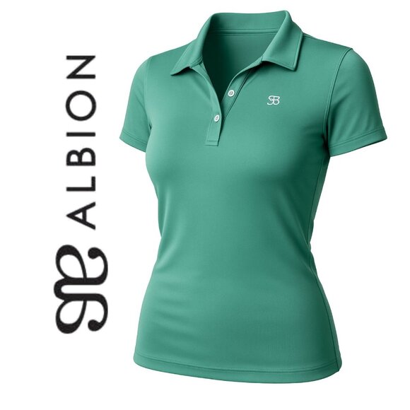 Albion Green Performance Polo Shirt Women’s XS | Stretch Golf / Athletic Top - Picture 1 of 8